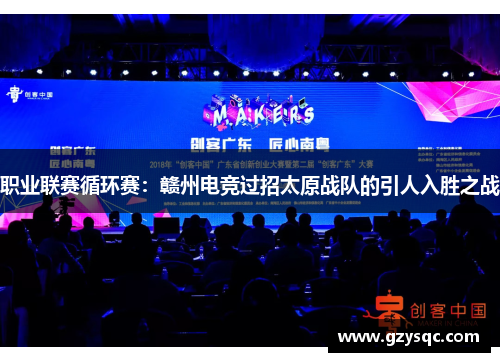 职业联赛循环赛：赣州电竞过招太原战队的引人入胜之战