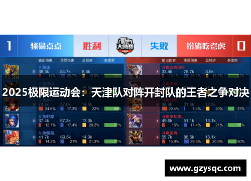 2025极限运动会：天津队对阵开封队的王者之争对决
